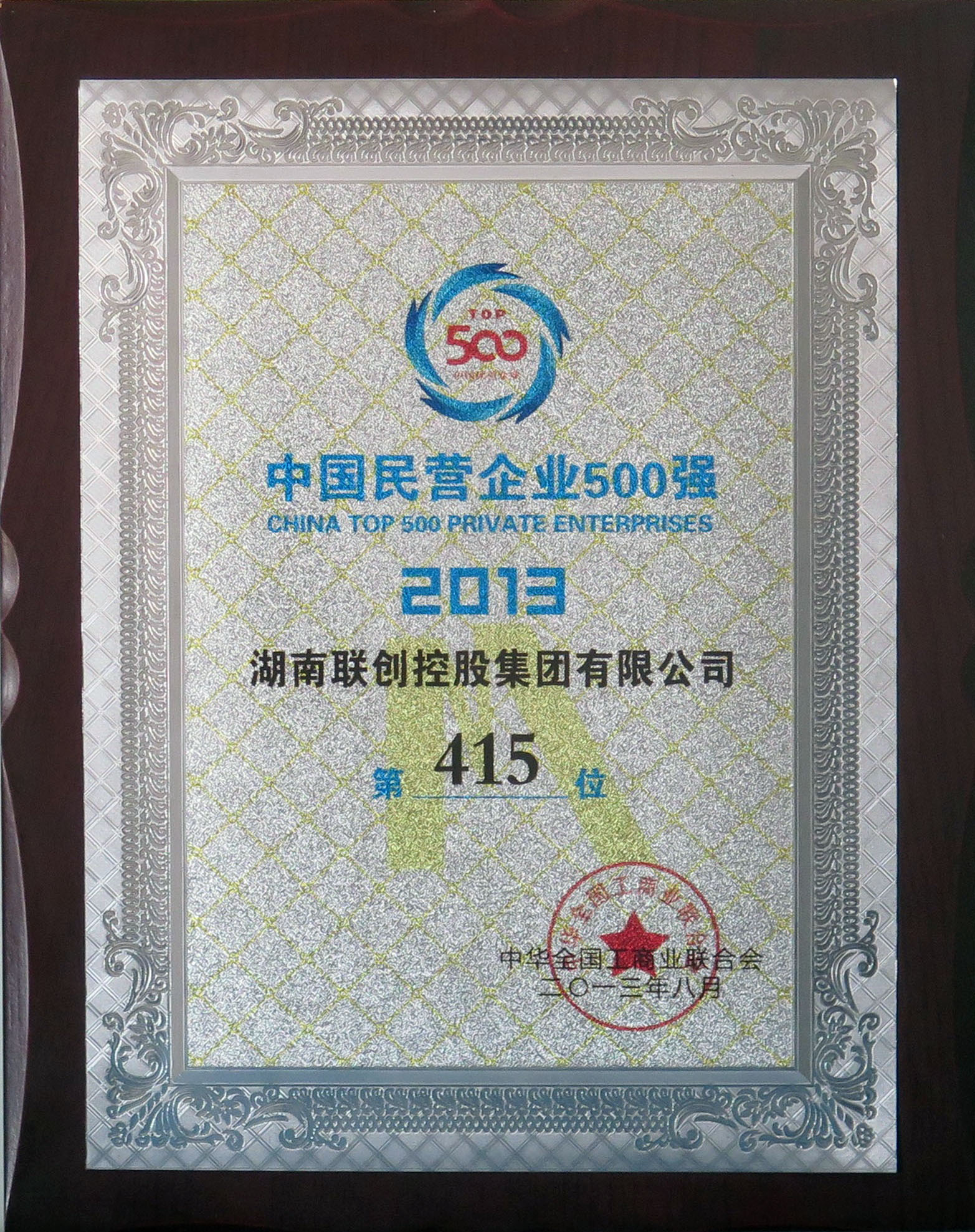 2013年中国民营企业500强